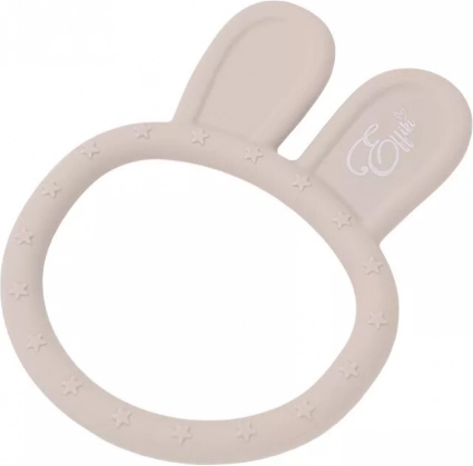 Silikon-Beißring, Beige Bunny