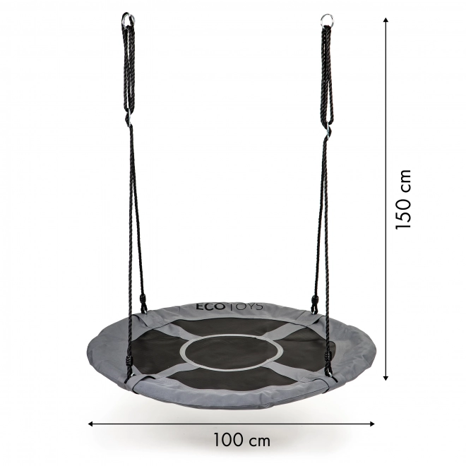 Gartenschaukel Storchennest grau von ECOTOYS