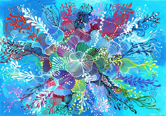 Puzzle Blautöne des Ozeans 3000 Teile