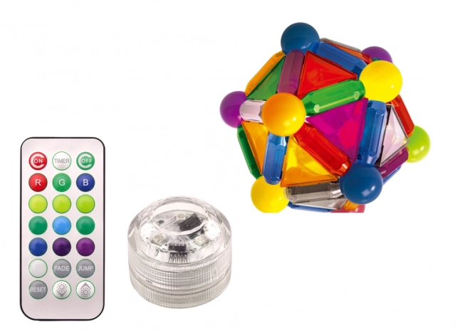 Magnetische Bausteine mit Beleuchtung