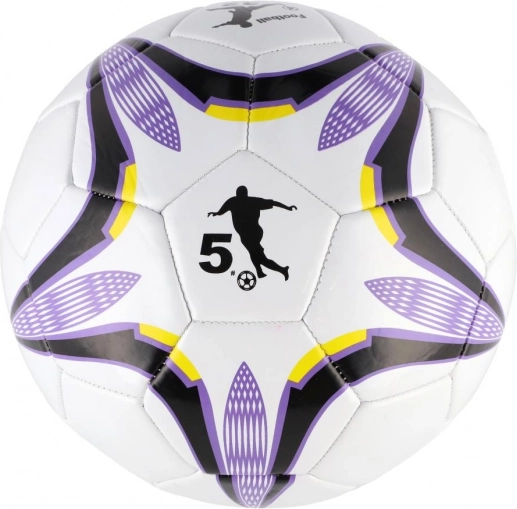 Fußball lila-weiß 23 cm