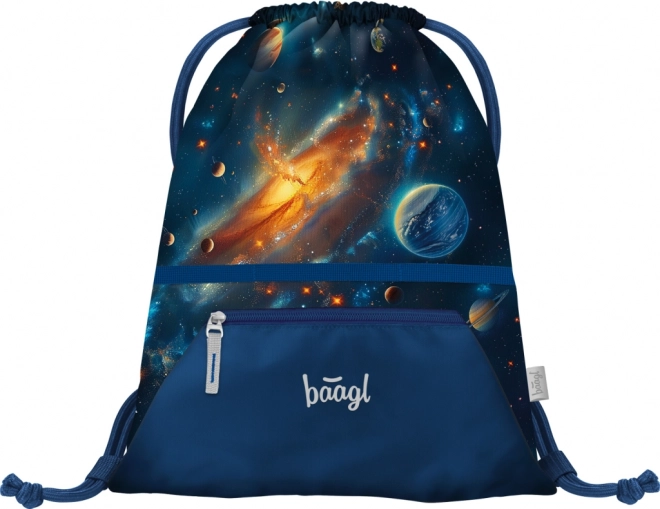 Beutel mit Tasche Weltraum