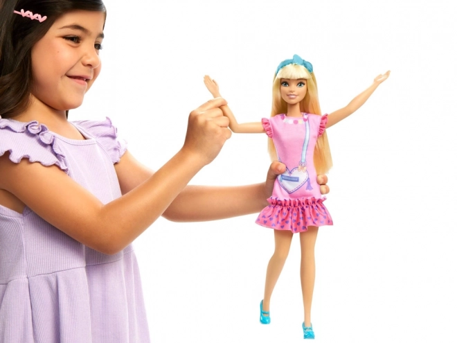 Meine erste Barbie Puppe mit beweglichen Gliedmaßen und Kätzchen