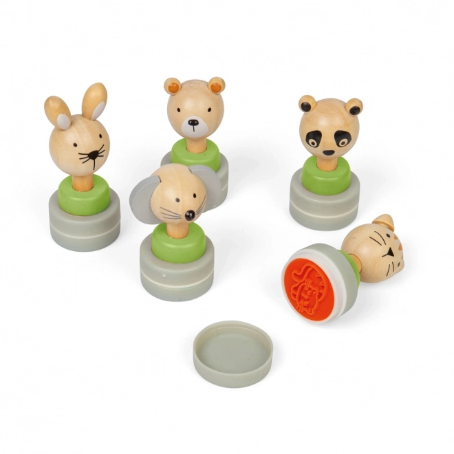 Holzstempel Tiere Set