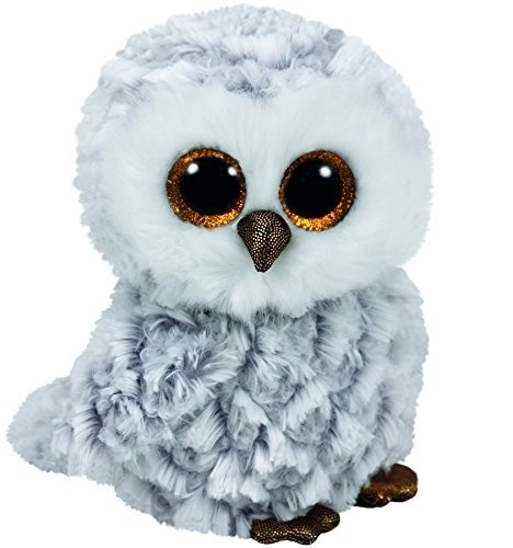 Weiße Eule Plüschfigur 15 cm von TY Beanie Boos