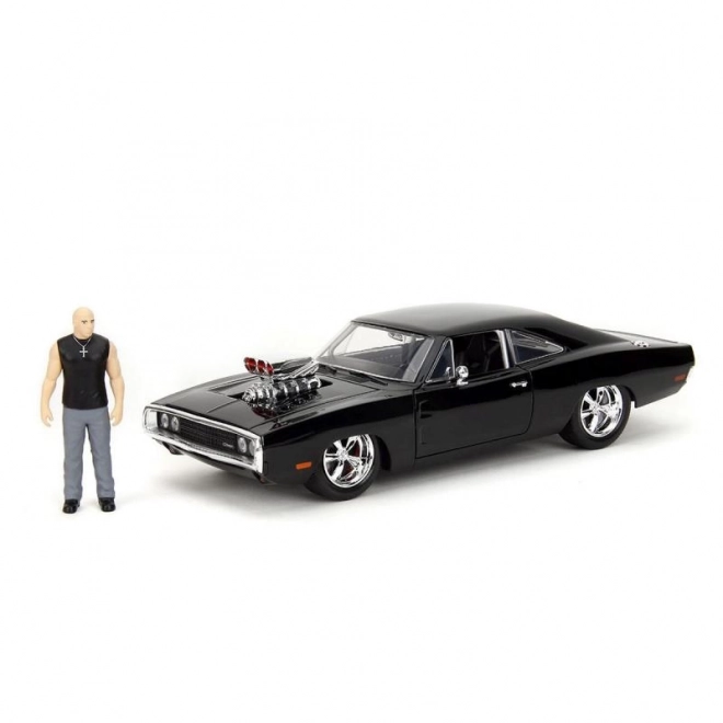 Dodge Charger 1970 Modellauto mit Dominic Toretto Figur