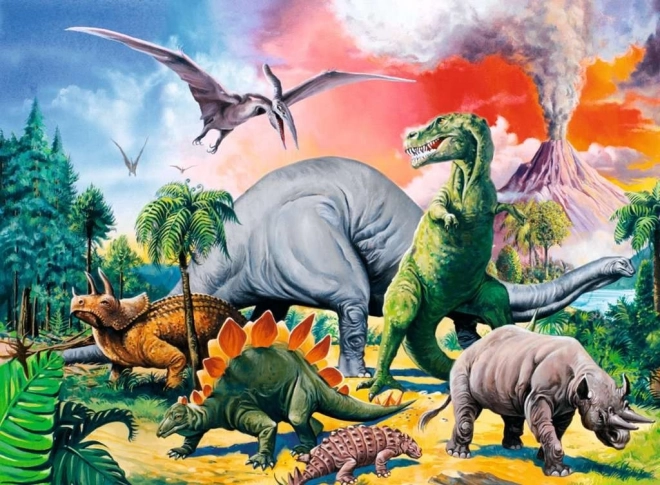 Ravensburger Puzzle Unter den Dinosauriern