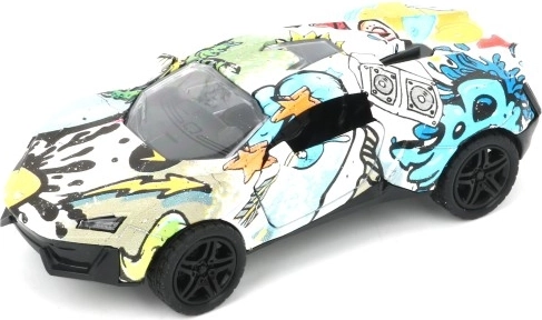 Schnelle Fahrt mit Pull-Back-Antrieb