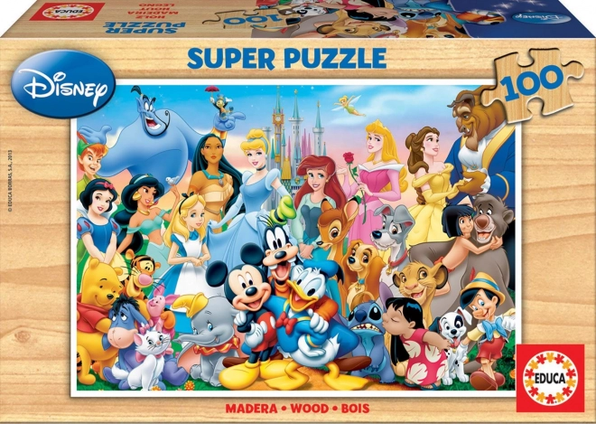 Disney Zauberwelt Holzpuzzle 100 Teile