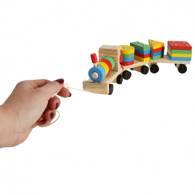 Holzeisenbahn Sortierpuzzle