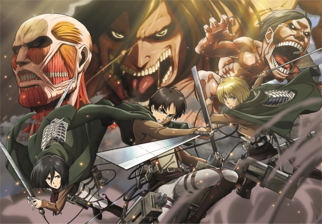 Puzzle Anime Collection: Attack on Titan 500 Teile von CLEMENTONI