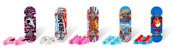 Hot Wheels Skateboard Fingerskating Set mit Schuhe