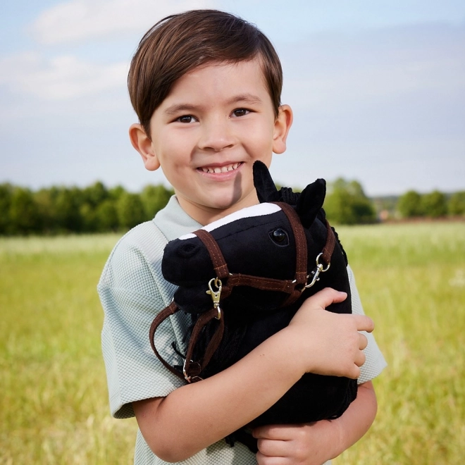 Hobby Horse auf Stange schwarz