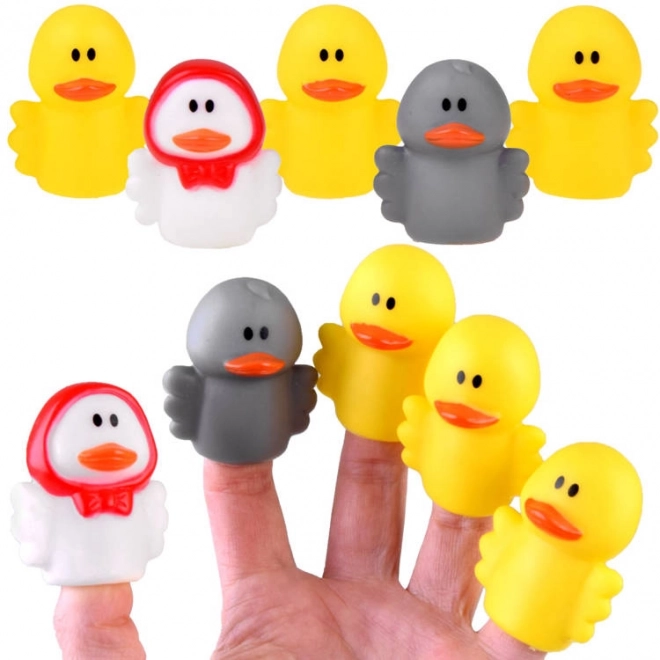 Enten-Fingerpuppen für Kinder