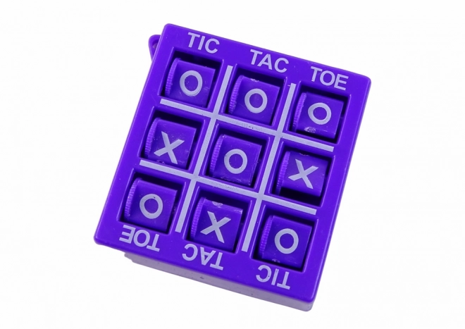 Tic Tac Toe Spiel Lila