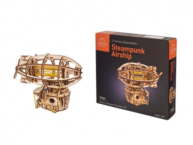 Ugears 3D Holzpuzzle Steampunk-Luftschiff