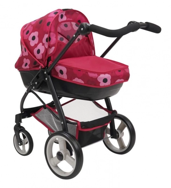 Puppenwagen 2-in-1 Bella Poppy Red