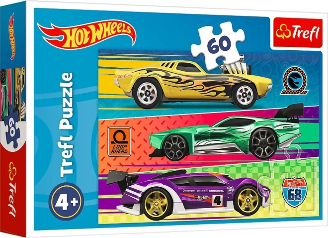 Hot Wheels Rennpuzzle 60 Teile