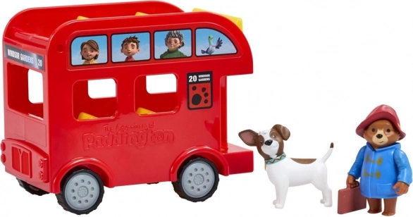 Spielset Paddington mit rotem Bus