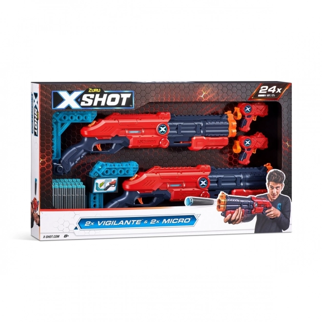 X-Shot Excel Double Combo Pack mit 24 Pfeilen