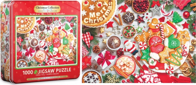 Eurographics Puzzle Weihnachtsabend in Geschenkebox