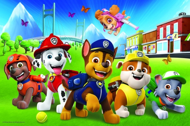 Puzzle mit 60 Teilen - Auf der Lichtung Paw Patrol