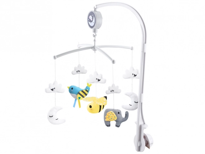 Niedliche Baby-Mobile mit Plüschtierchen