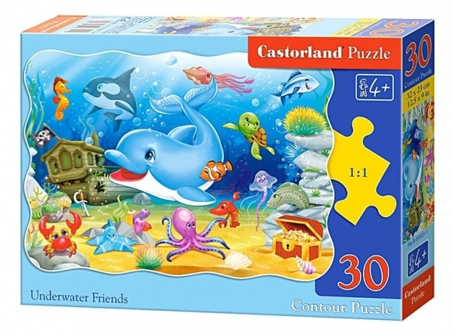 Puzzle Unterwasser Freunde 30 Teile