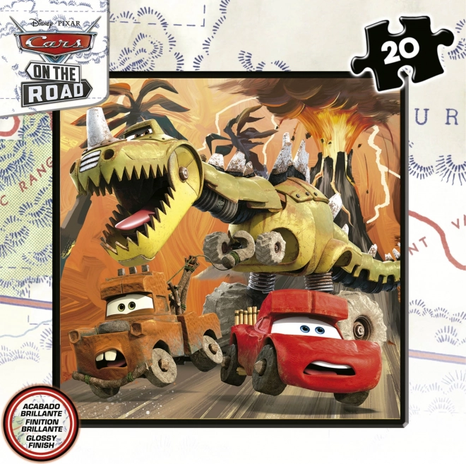 Puzzle im Koffer CARS 4 in 1