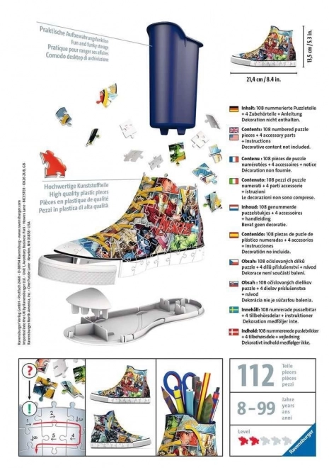 Ravensburger 3D Puzzle Sneaker Avengers