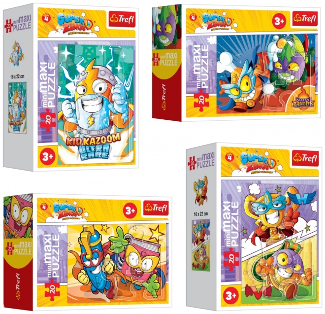 Trefl Puzzle Kid Kazoom und Super Zings: Ultra Selten 20 Teile