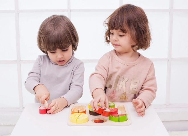 Obst-Schneideset für Kinder von Classic World - Montessori-Set