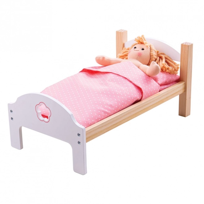 Große Puppenbett aus Holz