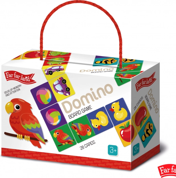 Domino Far Far Land bunt mit Bildern