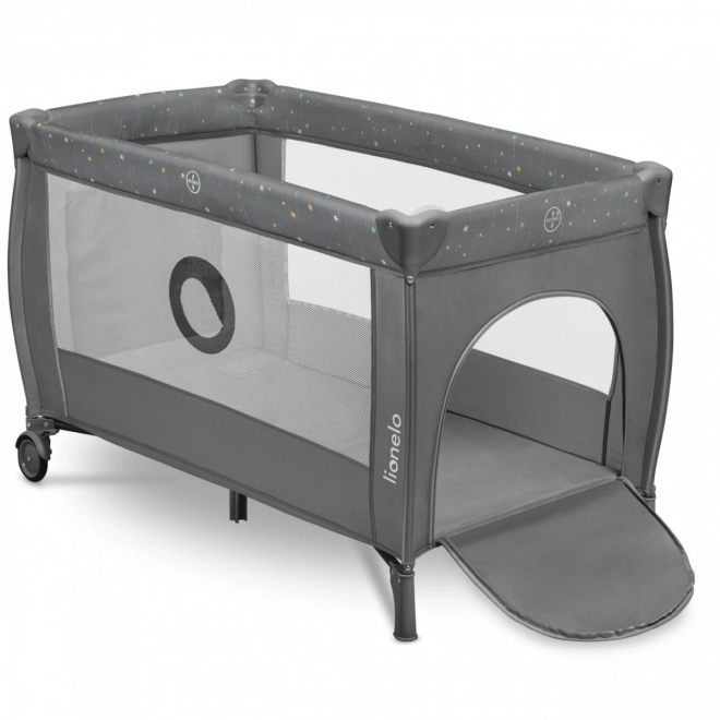 Reisebett Lionelo Stefi Plus grau multicolor