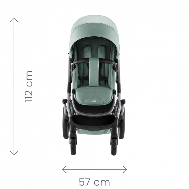 Komplettset Kinderwagen Smile 5Z mit Lux Babywanne in Linen Grey