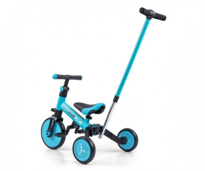 Milly Mally 4-in-1 Kinderfahrzeug Optimus Plus Blau