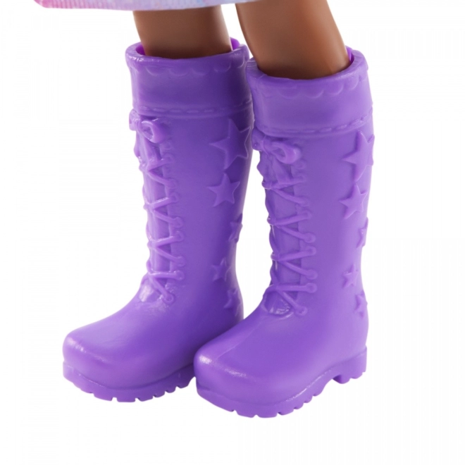 Ikonische violette Schuhe