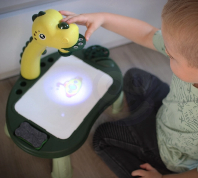 Zeichenbrett mit Projektor Dinosaurier für Kinder