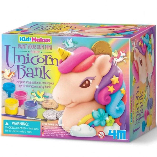 Einhorn Sparschwein Bastelset