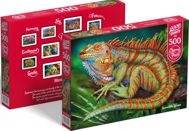 Puzzle Unglaublicher Leguan 500 Teile