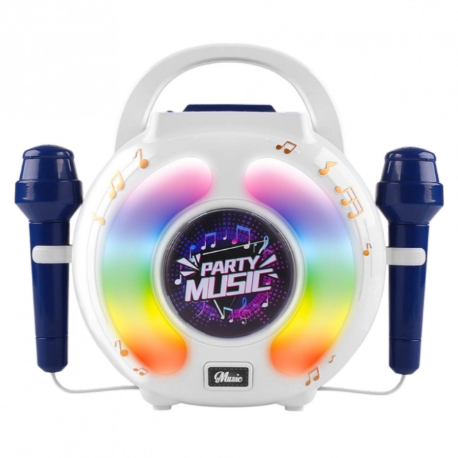 Karaoke-Set zwei Mikrofone und Bluetooth-Lautsprecher