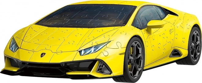 Lamborghini Huracán Evo 3D Puzzle, Gelb