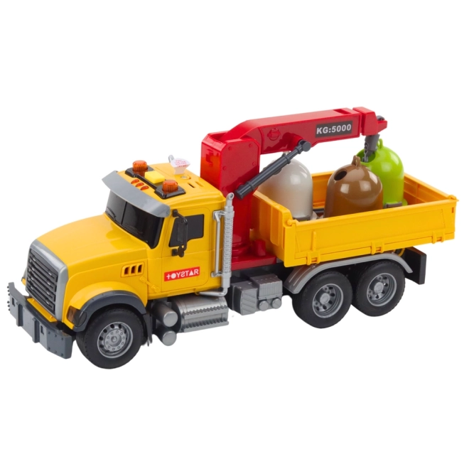 Müllabfuhrwagen mit Effekten