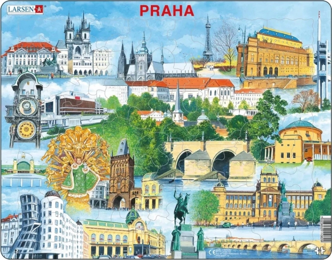 Puzzle Prager Denkmäler 66 Teile