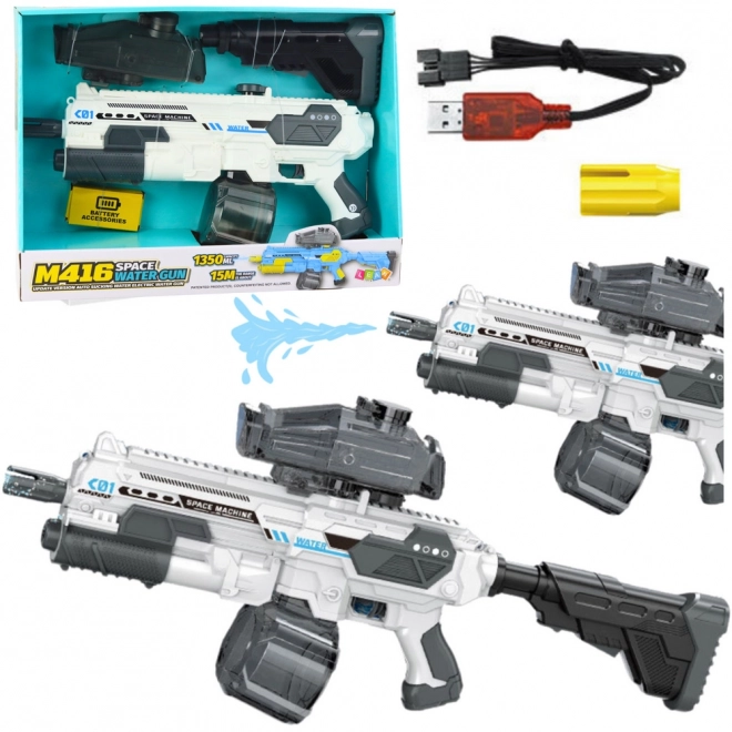 Elektrische Wasserpistole M416 mit Tanks 1350ml