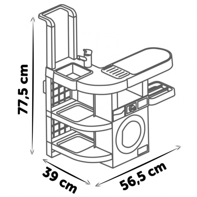 Waschcenter 3-in-1 mit Bügeleisen und Staubsauger Rowenta