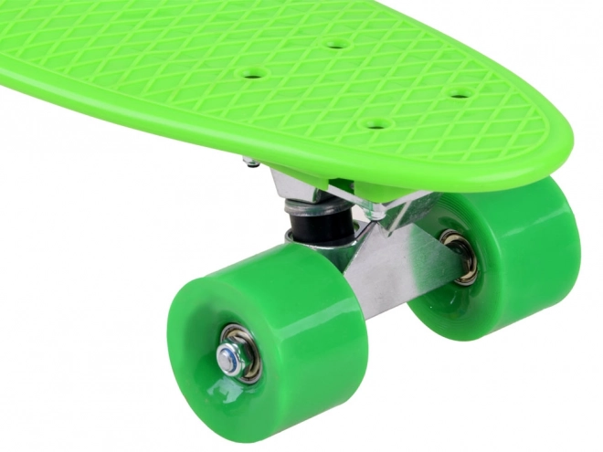 Farbenfrohe FISZKA Skateboard – Grün