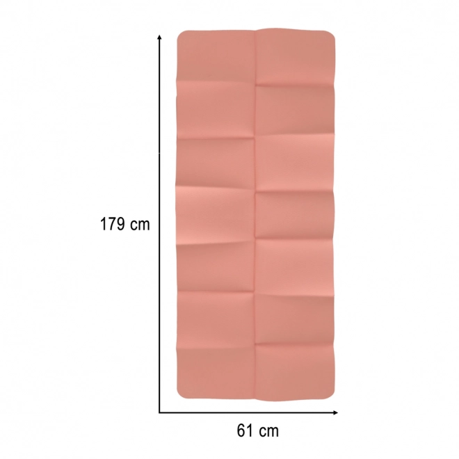 Faltbare Yogamatte Rosa 183x61x0,4 cm