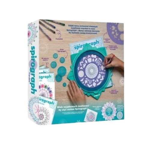 Kreativset Spirograph Mandala